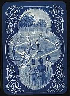 1884 Lawson Playing Cards Blue